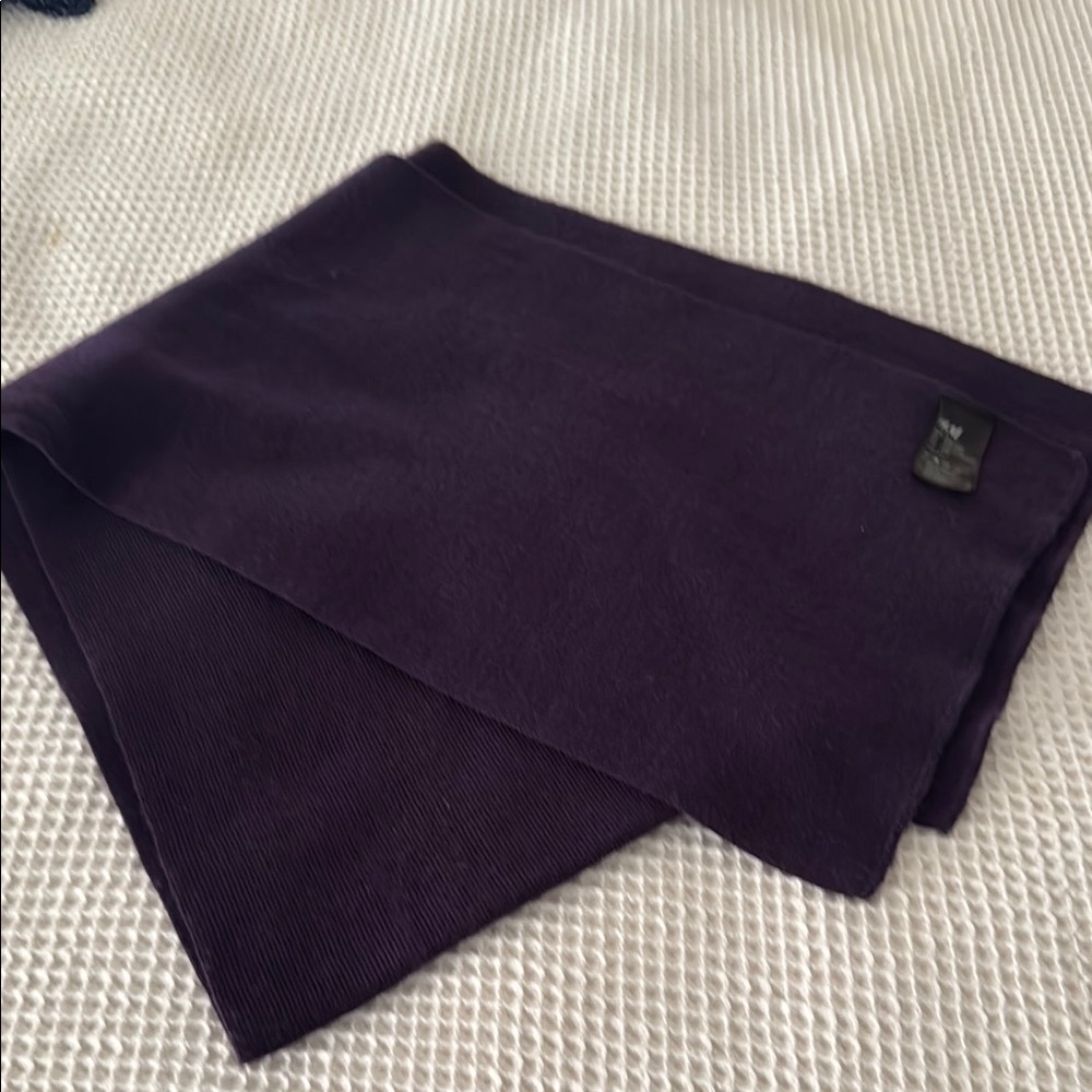 Express Rich Purple Knit Scarf